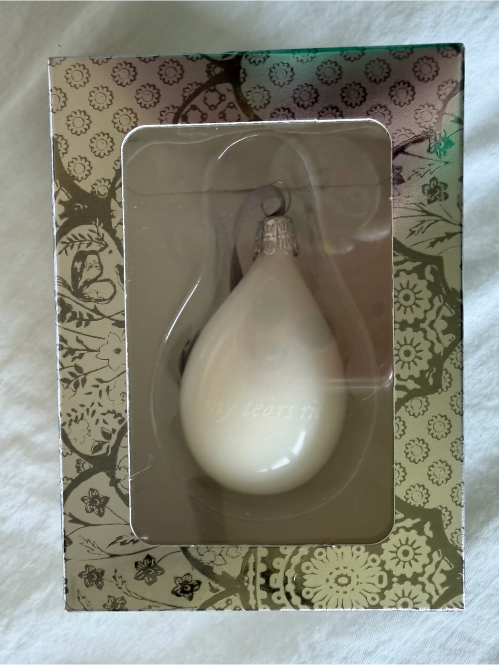 Taylor Swift My Tears Ricochet White Holiday Ornament 2025 - Picture 2 of 3
